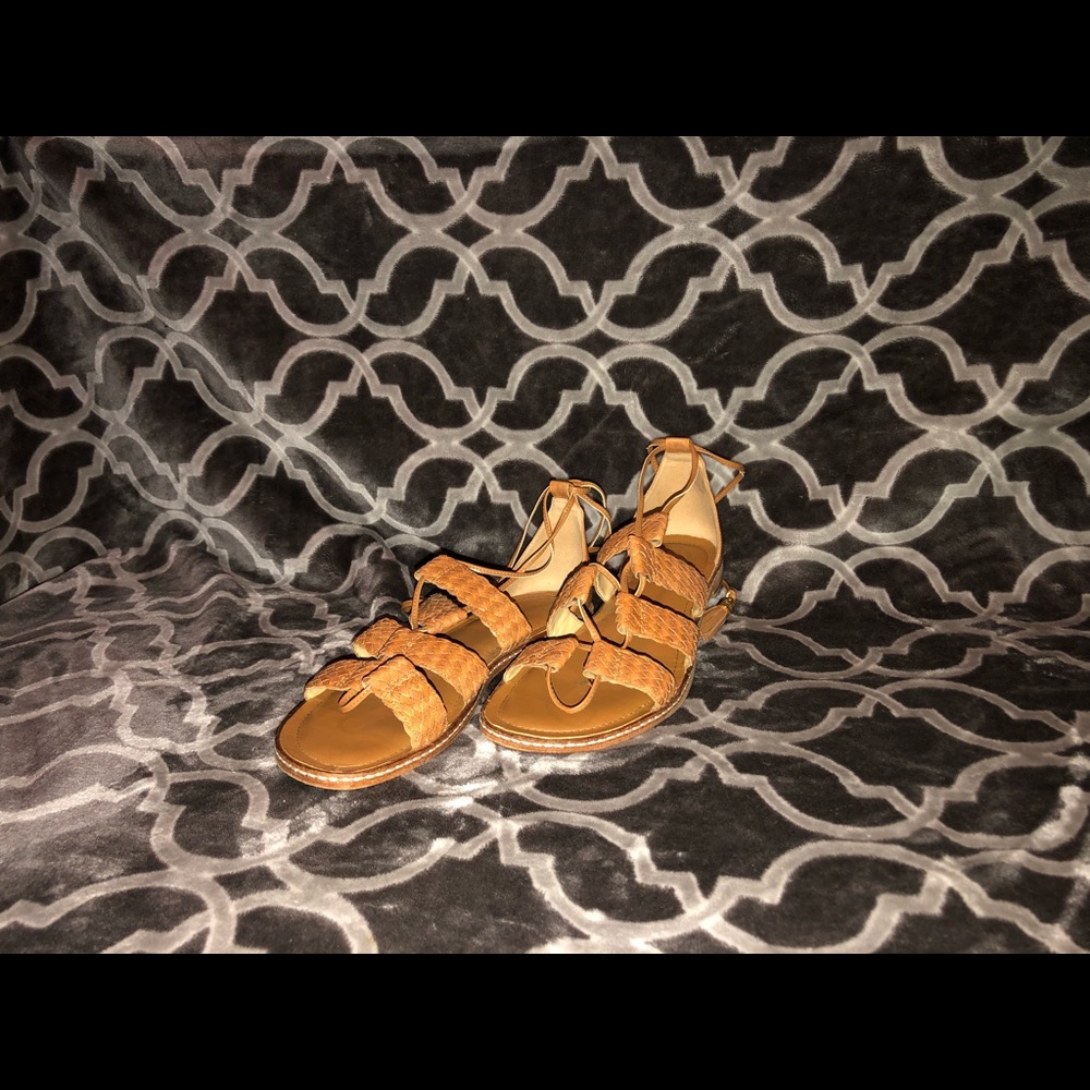 Micheal Kors gladiator lace up sandals